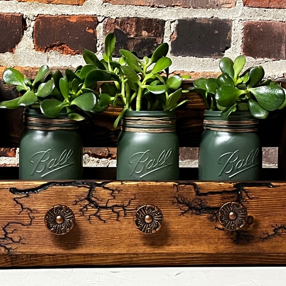 Planter box, coat rack